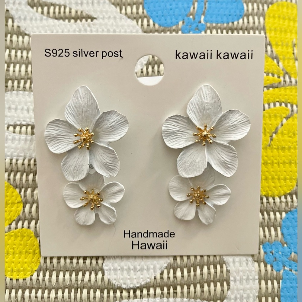 Bohemian  Flower Petals Drop Earrings
